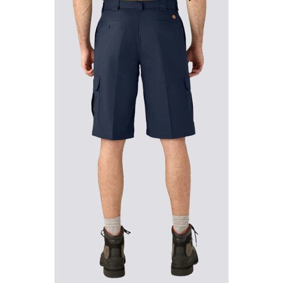 New Mens DICKIES Navy Blue Flex Relaxed Fit 13" Cargo Work Shorts Size 32 - Picture 5 of 7